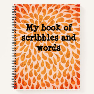 Mi libro de garabatos y cuaderno de palabras