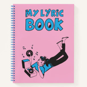 Mi libro de letras "Tune Tote" diario inspirado
