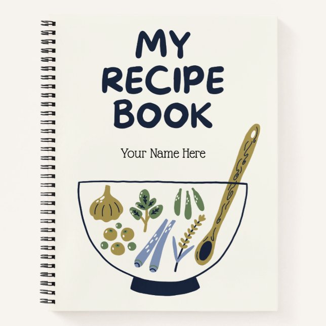 Mi libro de recetas - Personalizar (Anverso)