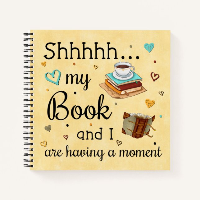 Mi libro y yo estamos teniendo un momento (Anverso)