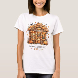 Mi Libros Huelen Como Otoño Camiseta Amante de Lib