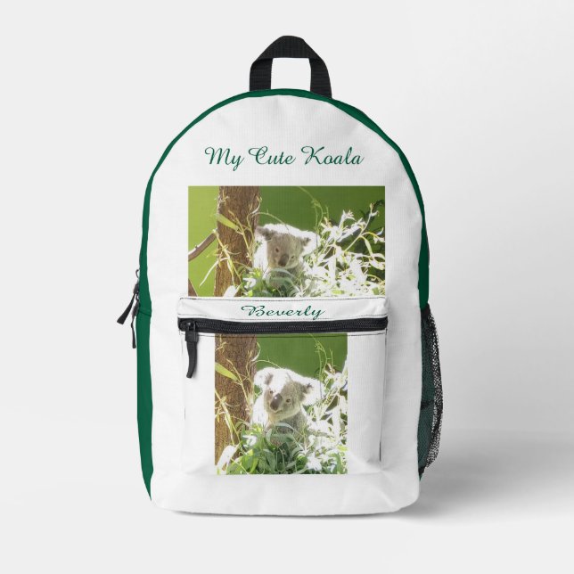 Mi lindo Koala, mochila (Anverso)