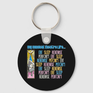 Mi llavero de la vida del teatro musical