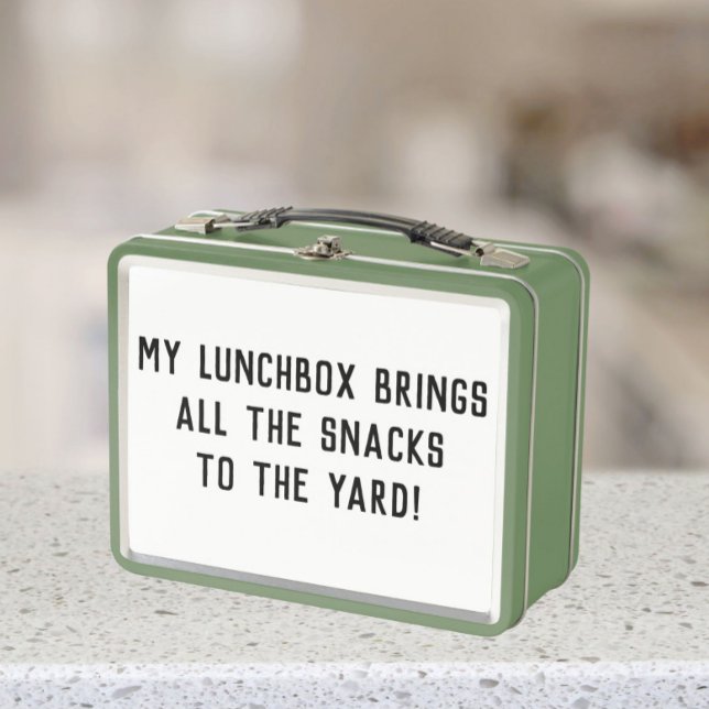 Mi lonchera trae todos los snacks al patio (Subido por el creador)