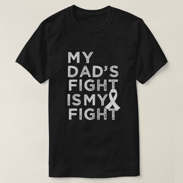 Mi lucha de los papás es mi combatiente - camisa (Diseño del anverso)