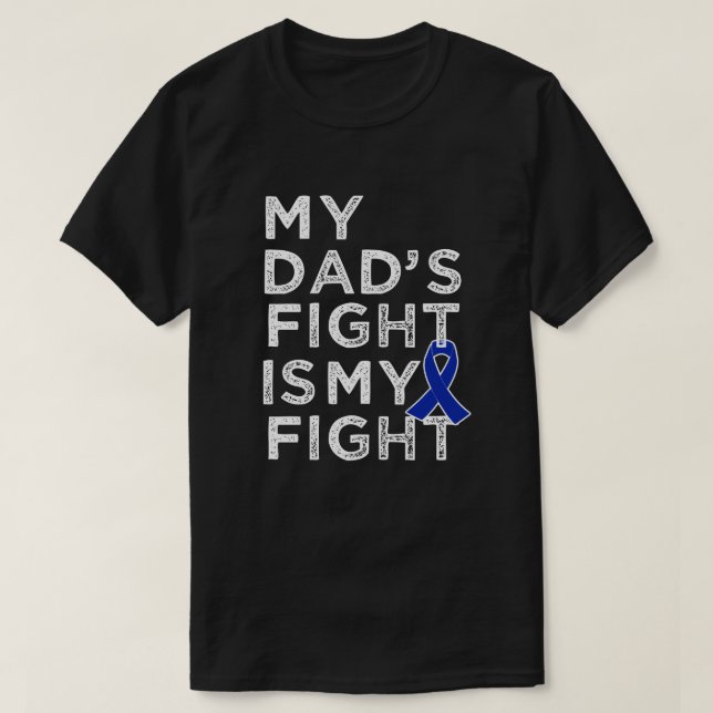 Mi lucha de los papás es mi combatiente - camisa (Diseño del anverso)