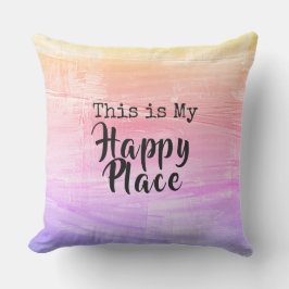 Mi lugar feliz es la almohada de las olas del arco