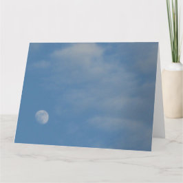 Mi luna de día - Tarjeta de felicitación panorámic