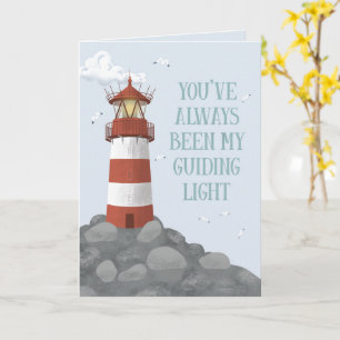 Mi Luz Guía – Tarjeta del Día del Padre del Faro