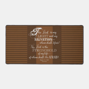Mi Luz y Salvación - Salmo 27:1 Alfombrilla de esc