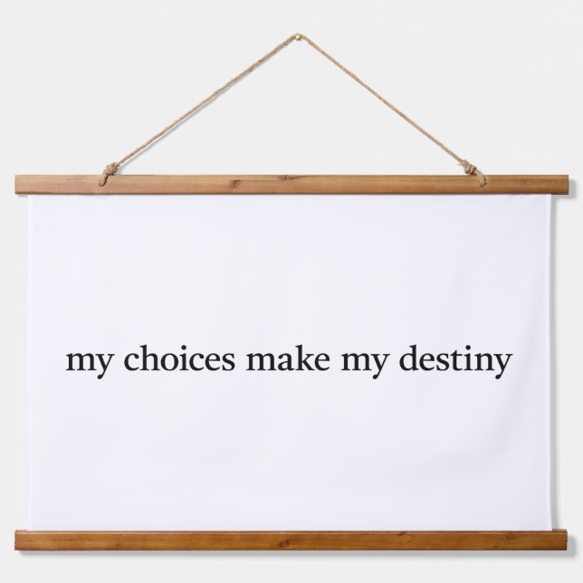 Mi madera de destino tapada tapiz de pared (Anverso )