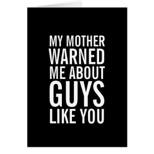 Mi madre me advirtió sobre individuos como usted