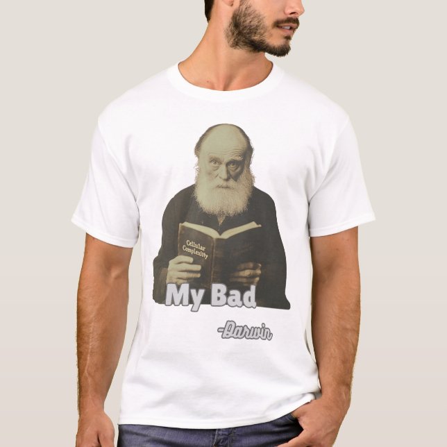 Mi mala camiseta Charles Darwin divertida (Anverso)