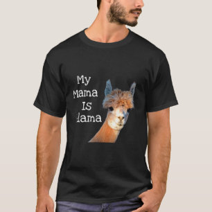 Mi mamá es camiseta de mamá amante de la llama alp