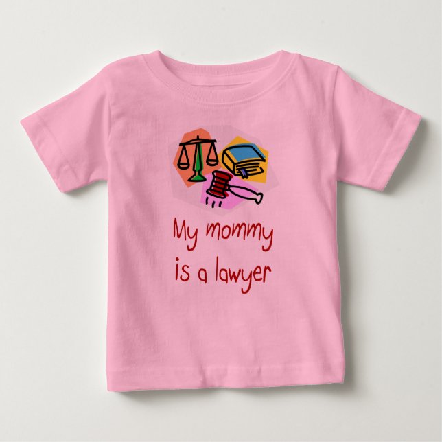 Mi mamá es una camiseta del niño del abogado (Anverso)
