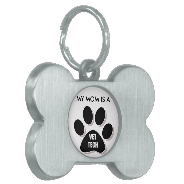 MI MAMÁ ES UNA PLACA DE IDENTIFICACIÓN DE LA (Frente Izquierda)