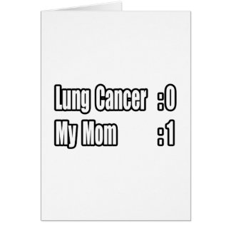 Mi mamá golpea al cáncer de pulmón (tabla de puntu