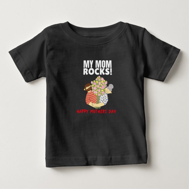 Mi mamá hace una camiseta de diseñador de obras de (Anverso)