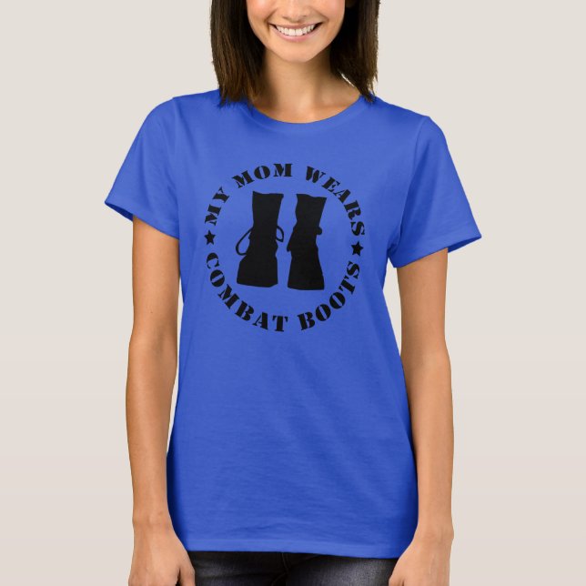 Mi mamá usa camisetas de botes de combate (Anverso)