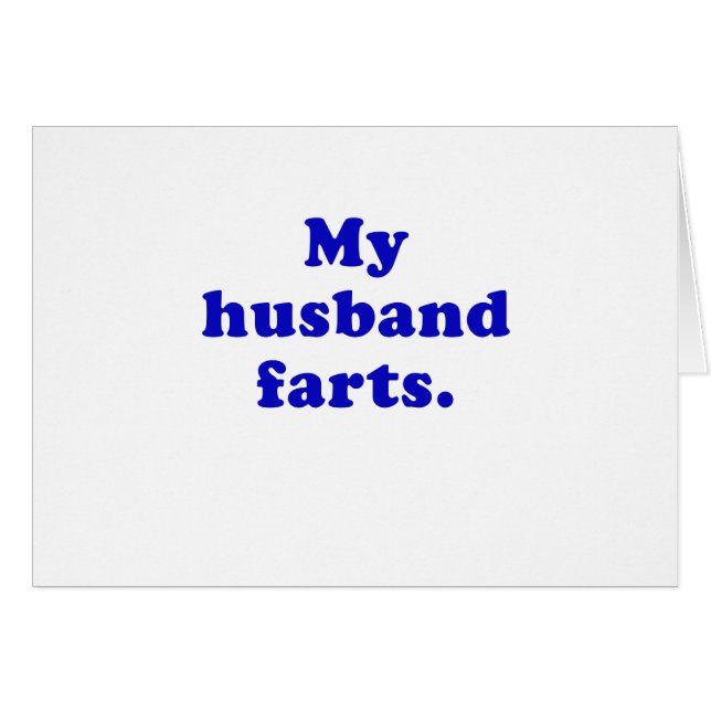 Mi marido Farts (Anverso (Horizontal))