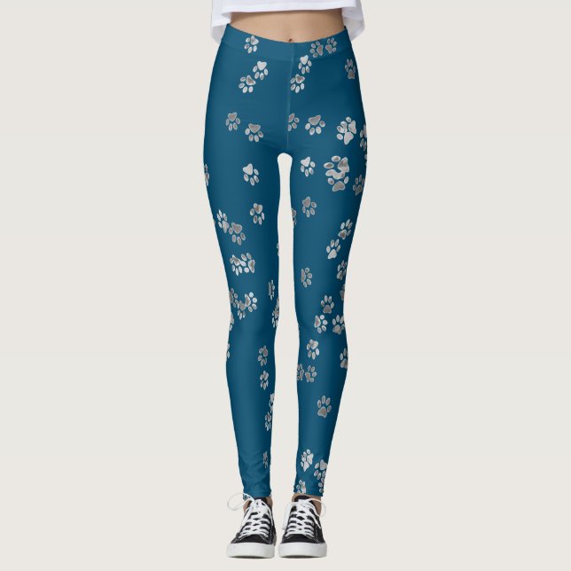 Mi Mascota Pawprints Leggings (Anverso)