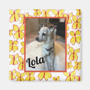 Mi Mascota Personalizada Imán Fotográfico Enmarcad