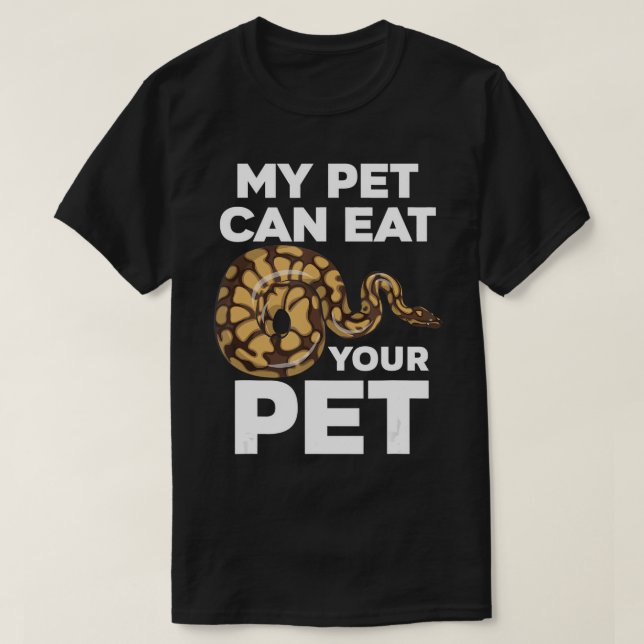 Mi Mascota Puede Comer La Camiseta De La Boca De L (Diseño del anverso)