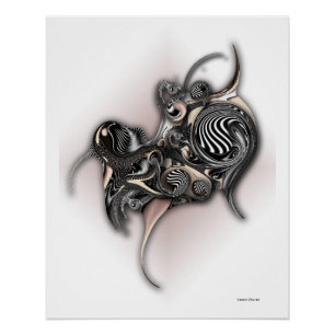 "Mi material trascendental", Poster brillante