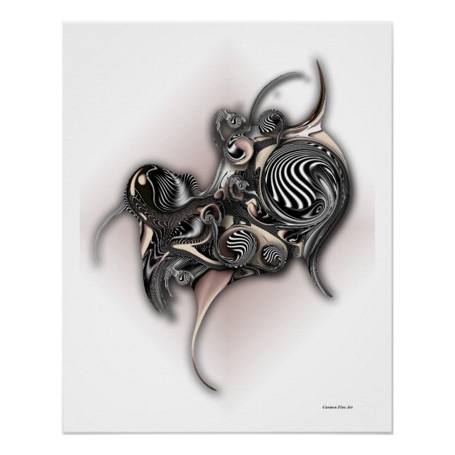 "Mi material trascendental", Poster brillante (Anverso)