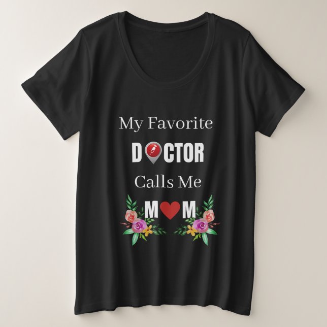 Mi médica favorito me llama mamá, regalo de mamá o (Anverso del diseño)