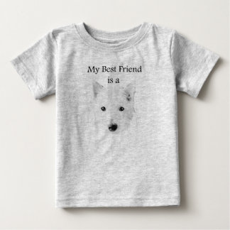 mi mejor amigo es una camiseta de bebé occidental