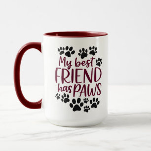 Mi Mejor Amigo Tiene Patas   Taza Combinada para A