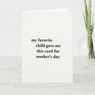 Mi mejor tarjeta de regalo del día de la madre