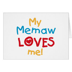 Mi memaw me ama camisetas y regalos