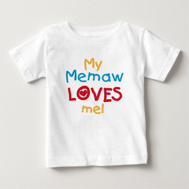 Mi Memaw me ama las camisetas y los regalos (Anverso)