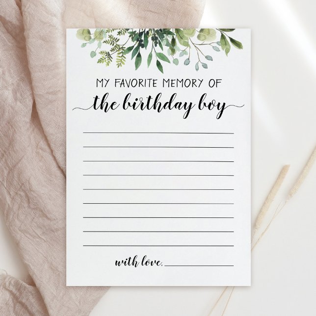 Mi Memoria Favorita De La Tarjeta Del Niño De Cump (Subido por el creador)