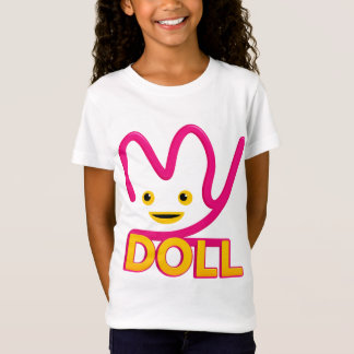 Mi muñeca camiseta personaje lindo para niños