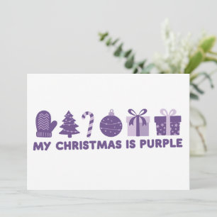 Mi Navidad es Purple Holiday Xmas