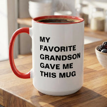 Mi Nieto Favorito Me Dio Esta Taza
