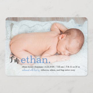 MI NOMBRE: Anuncios de nacimiento moderno