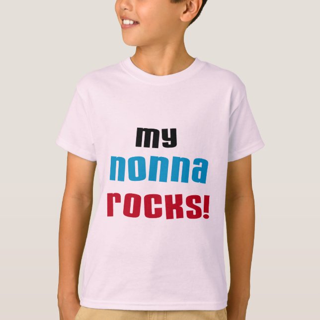 Mi Nonna oscila las camisetas y los regalos (Anverso)