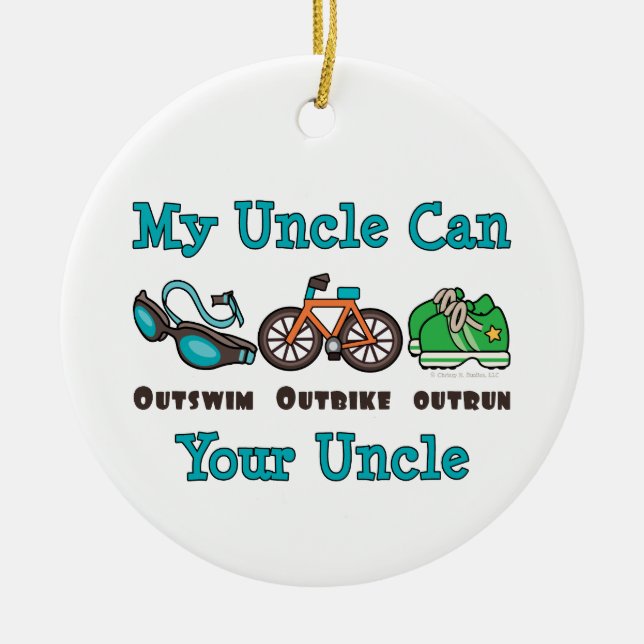Mi ornamento de tío Outswim Outbike Outrun (Frente)