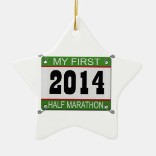 Mi ornamento del maratón de la primera mitad -