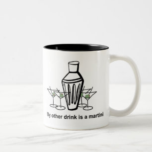Mi otra bebida es un martini - taza