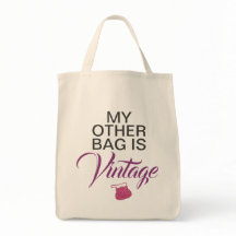 Mi otra bolsa es el Tote del Gremio de Moda Vintag