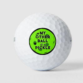 Mi Otra Pelota Es Un Balón Verde De Golfer.