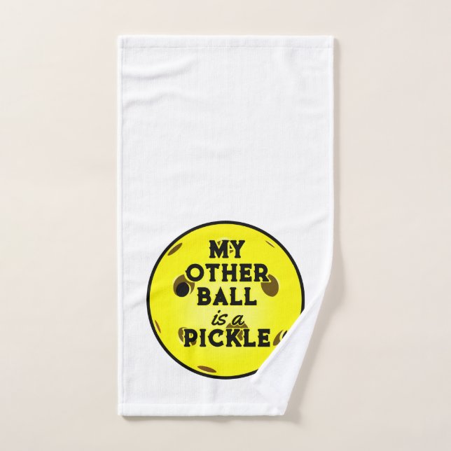 Mi Otra Pelota Es Una Piqueta Amarilla. (Toalla de mano)