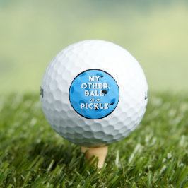 Mi Otra Pelota Es Una Piqueta Azul De Golfer