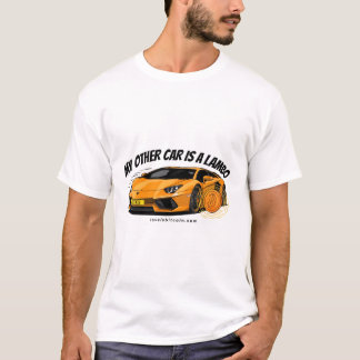 Mi otro coche es un Lambo - Camiseta de Bitcoin