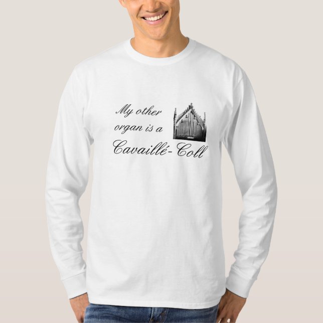 "Mi otro órgano es" camiseta de la música (Anverso)